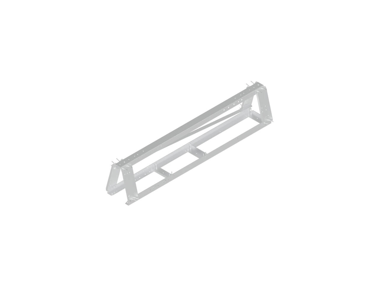 BARRA PARA PULVERIZADOR: PONTA DE ALUMÍNIO REBITADA 24M UN